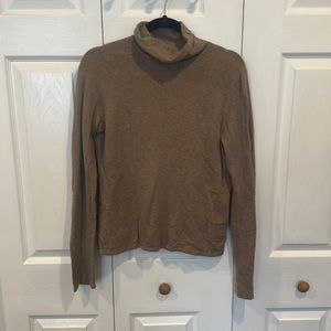 Cotton/cashmere blend turtleneck